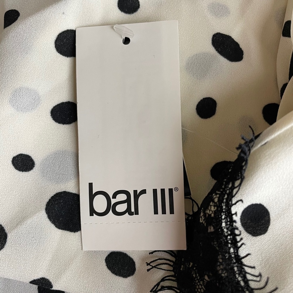 Bar III Plus Size Polka Dot Camisole 1X & 2X  A109 - Picture 7 of 9
